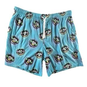 Disney The Muppets Animal Sleep Shorts Men's XL Blue Lounge Pajama NWT Boxers